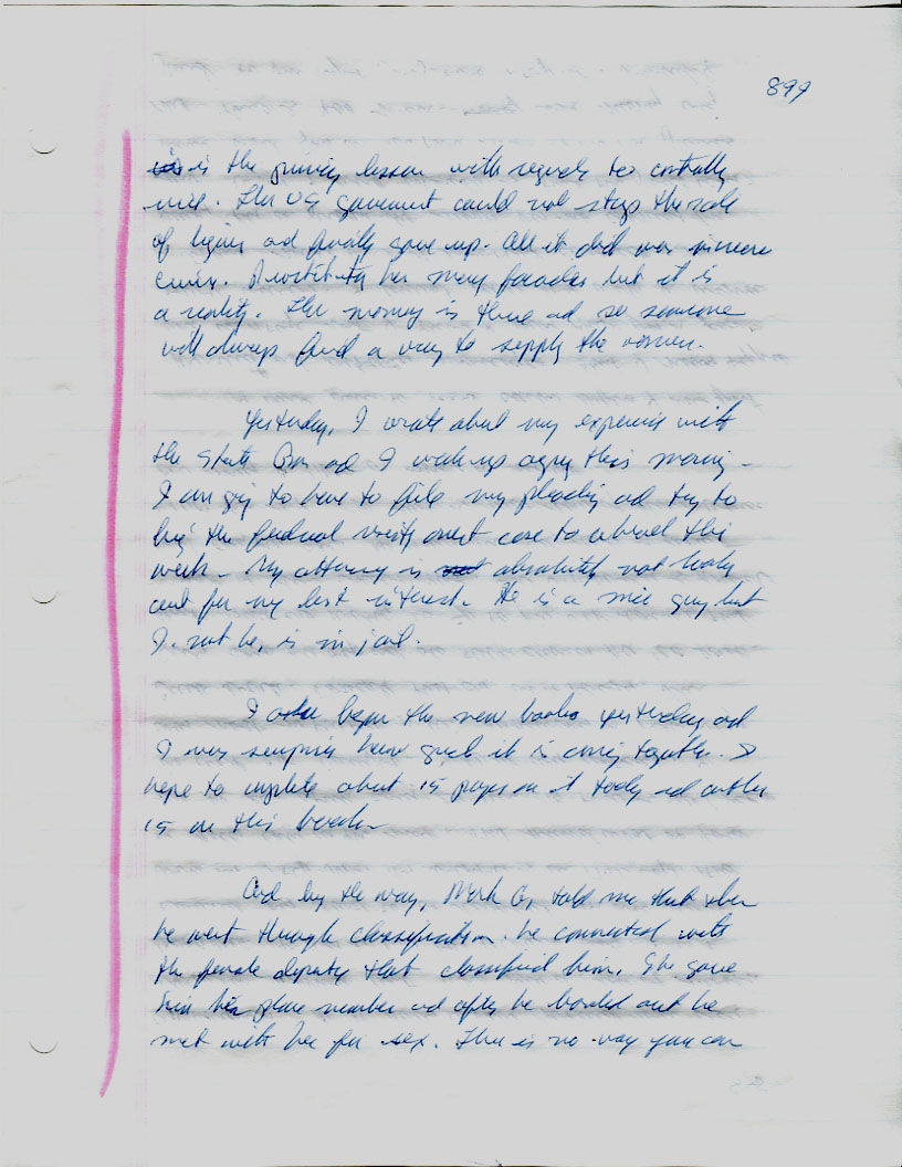 Dr John WorldPeace 2008 Prison Journal